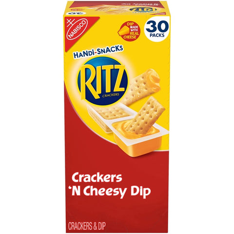 RITZ Handi-Snacks Crackers and Cheese Dip 30pk