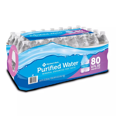 MM Purified Bottled Water (8 fl. oz.; 80 pk.)