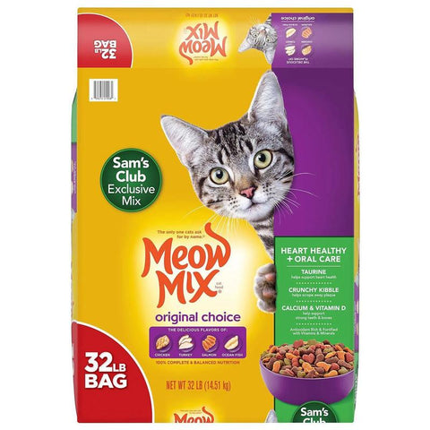 Meow Mix Cat Food 32LB