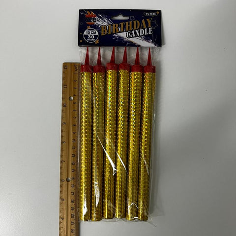 20cm Large Birthday Candles 100 Case