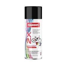 Harris 2X Gloss Paint Spray 11oz Black