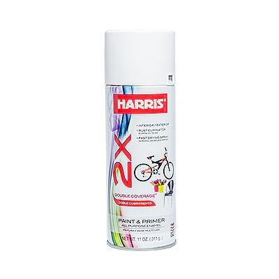Harris 2X Gloss Paint Spray 11oz White