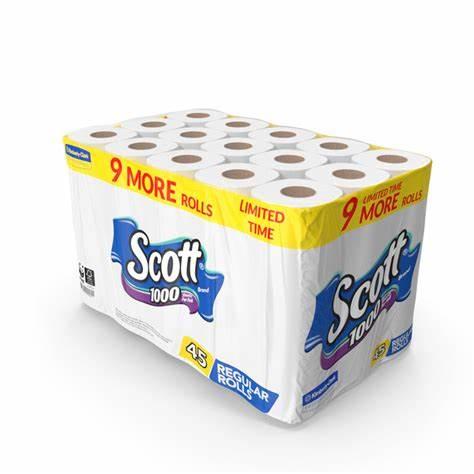 Scott Toilet Paper 45 Rolls